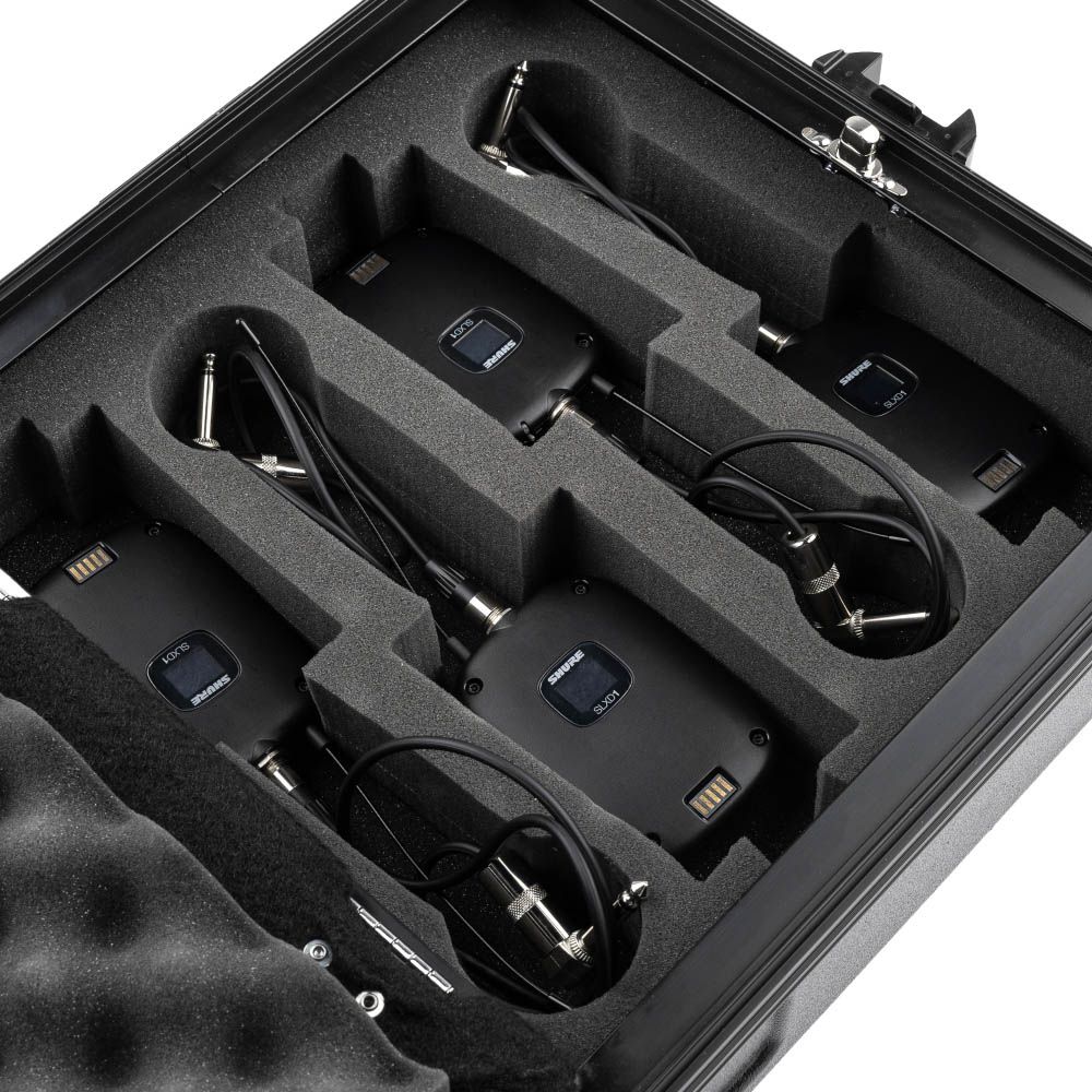 Gator Cases SH-WSYS-CASE4 Wireless System Solution Case 4 – Holds 4 Systems