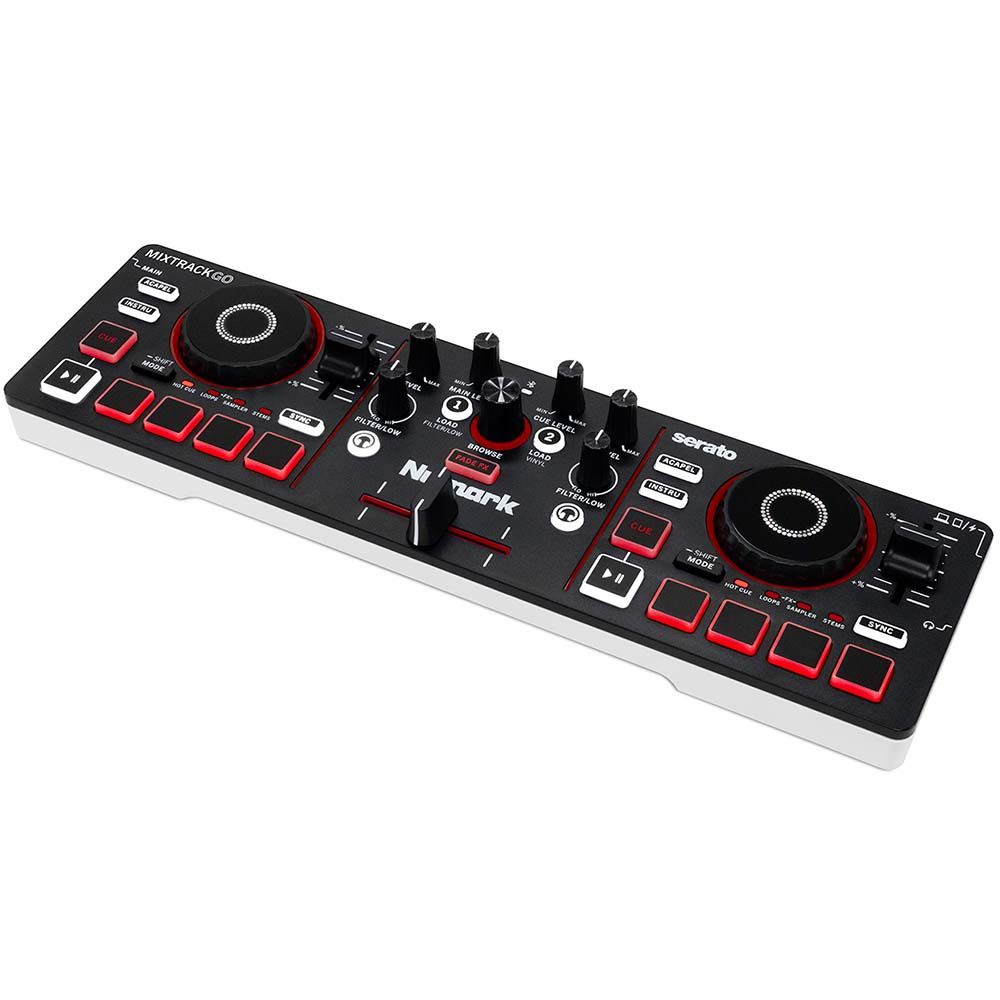Numark MixTrack Go Ultra-Portable 2-Deck DJ Controller - Image 5