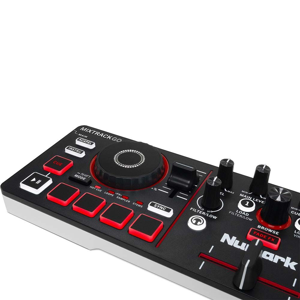 Numark MixTrack Go Ultra-Portable 2-Deck DJ Controller - Image 8