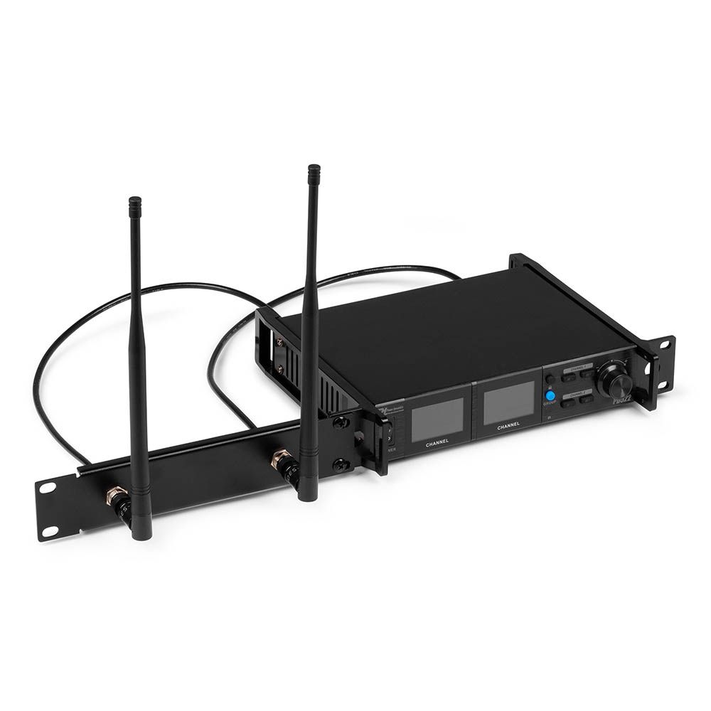 Power Dynamics PD522B UHF Wireless Microphone Set with 2 Bodypack Microphones