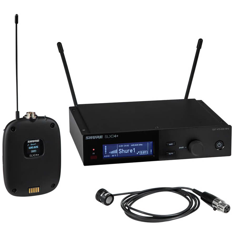 Shure SLXD14+/85M Digital Wireless Lavalier Bodypack System (H58 Band)