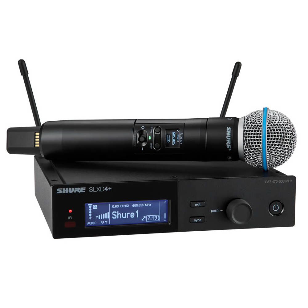 Shure SLXD24+/B58 H58 Digital Wireless Handheld Microphone System
