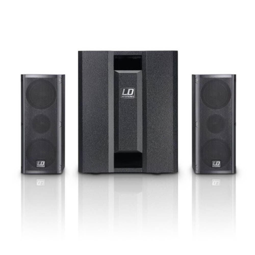 LD Systems DAVE 8 Roadie Portable Active PA System with 3-Channel Mixer