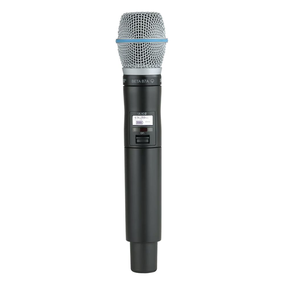 Shure ULXD2/B87A Digital Handheld Microphone with Beta 87A Capsule
