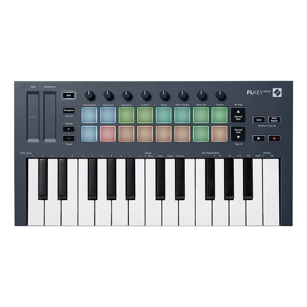 Novation FLkey Mini 25 Portable MIDI Keyboard