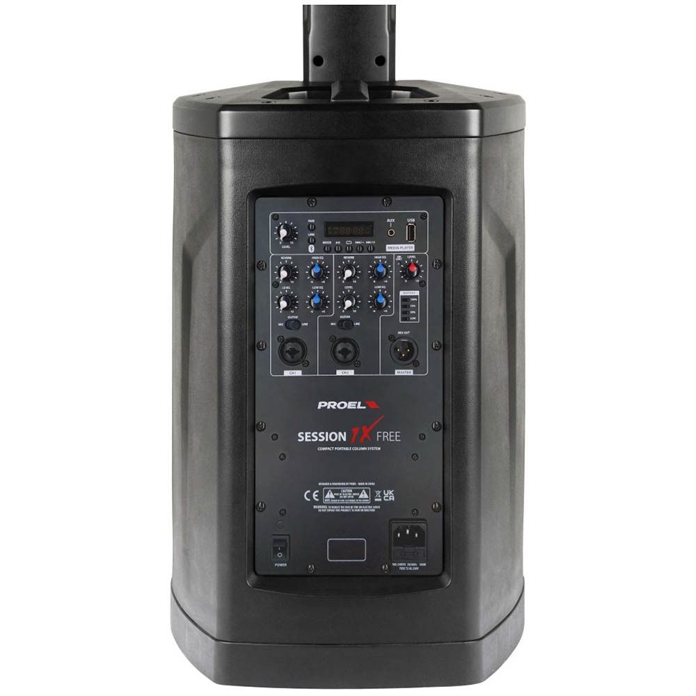 Proel SESSION1XFREE Portable Battery-Powered Column PA System