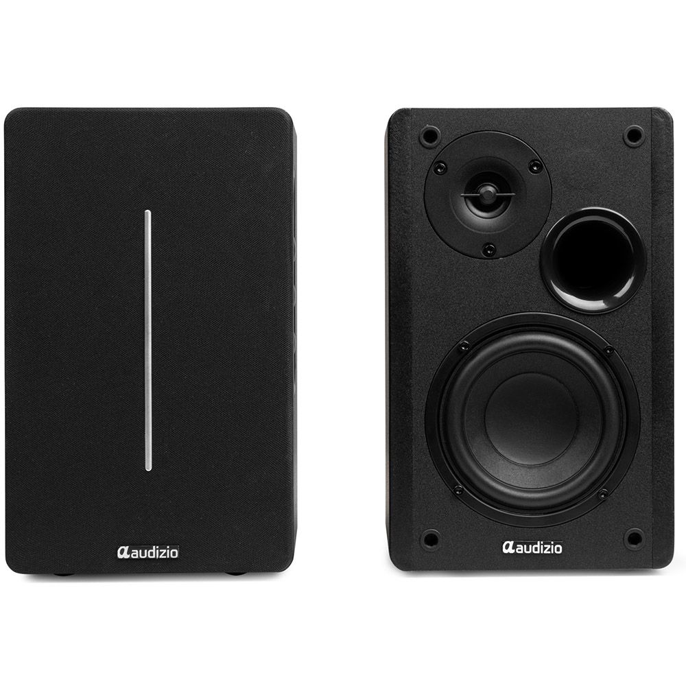 Audizio KS01B Active Bookshelf Speaker Set 120W BT Black
