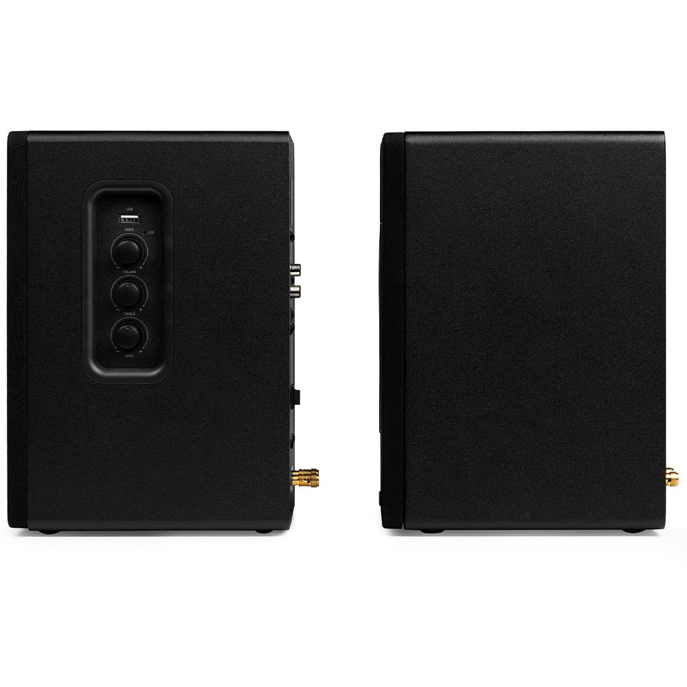 Audizio KS01B Active Bookshelf Speaker Set 120W BT Black