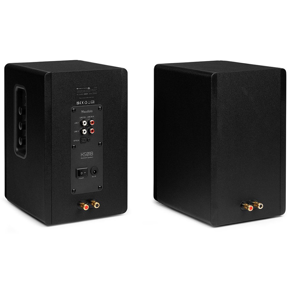 Audizio KS01B Active Bookshelf Speaker Set 120W BT Black