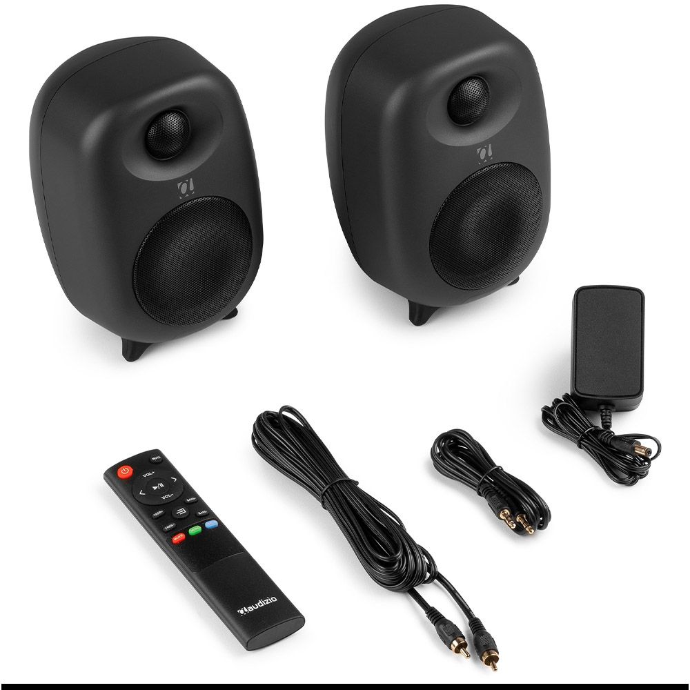 Audizio RS60 Active Bookshelf Speaker Set 120W BT