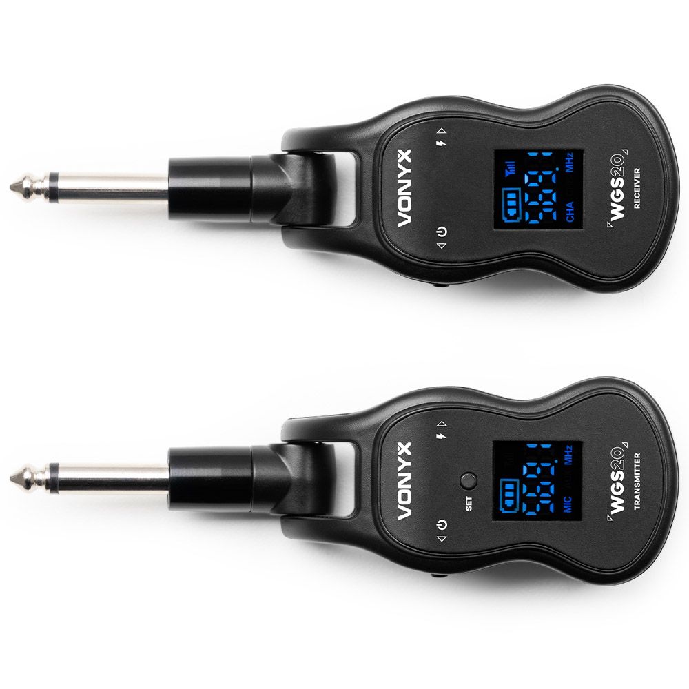 Vonyx WGS20 Wireless Guitar System UHF