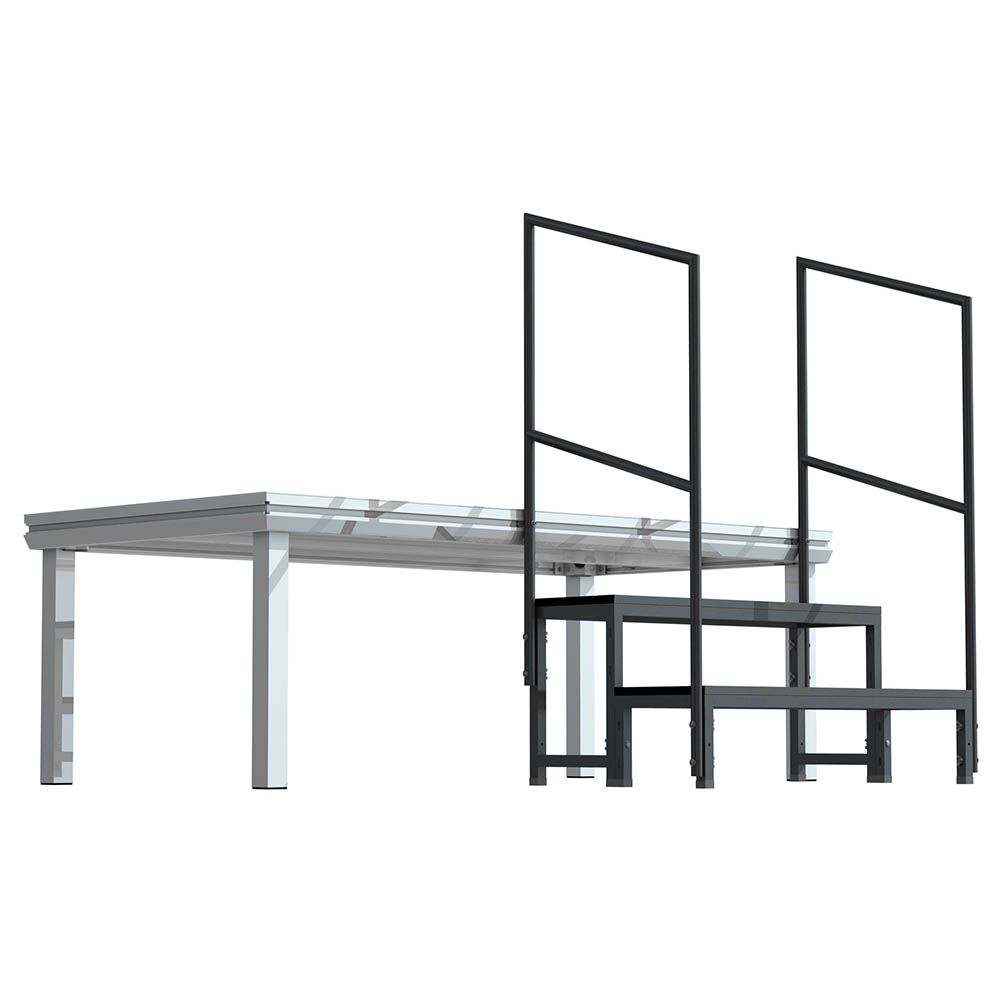 Power Dynamics 750MH Stage Modular Stairs Handrail - Image 4