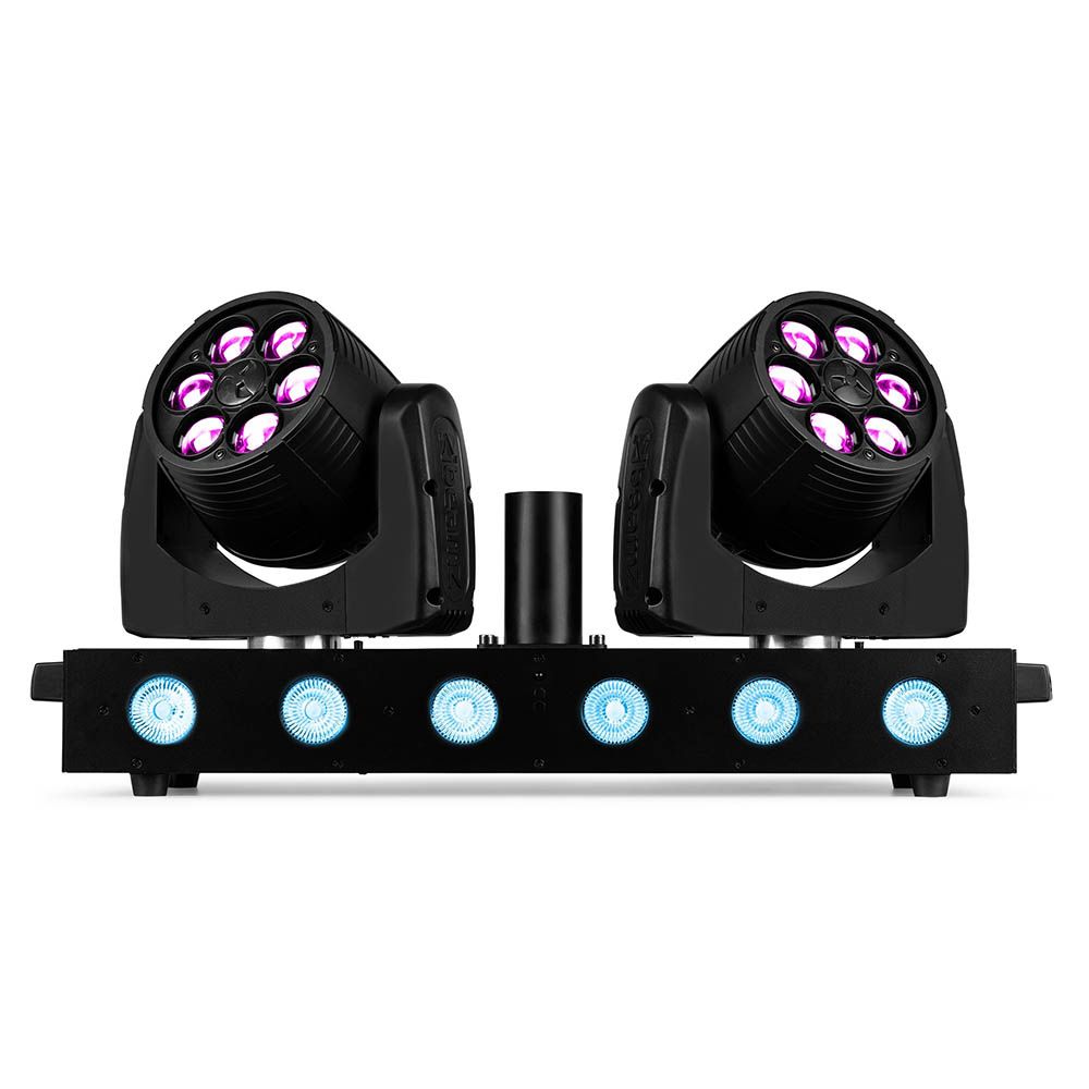Beamz Fuze Twin LED Wash Moving Head Bar - Image 3