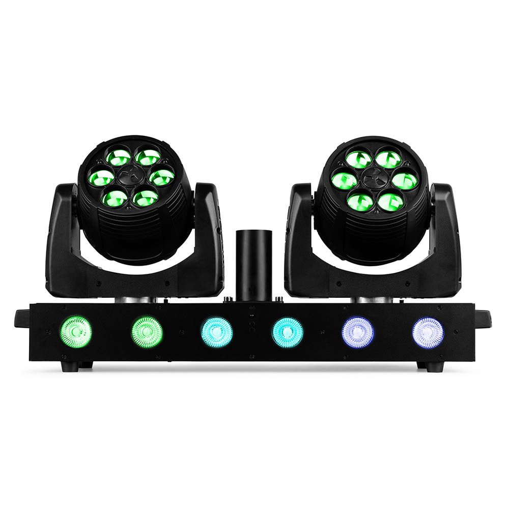 Beamz Fuze Twin LED Wash Moving Head Bar - Image 4