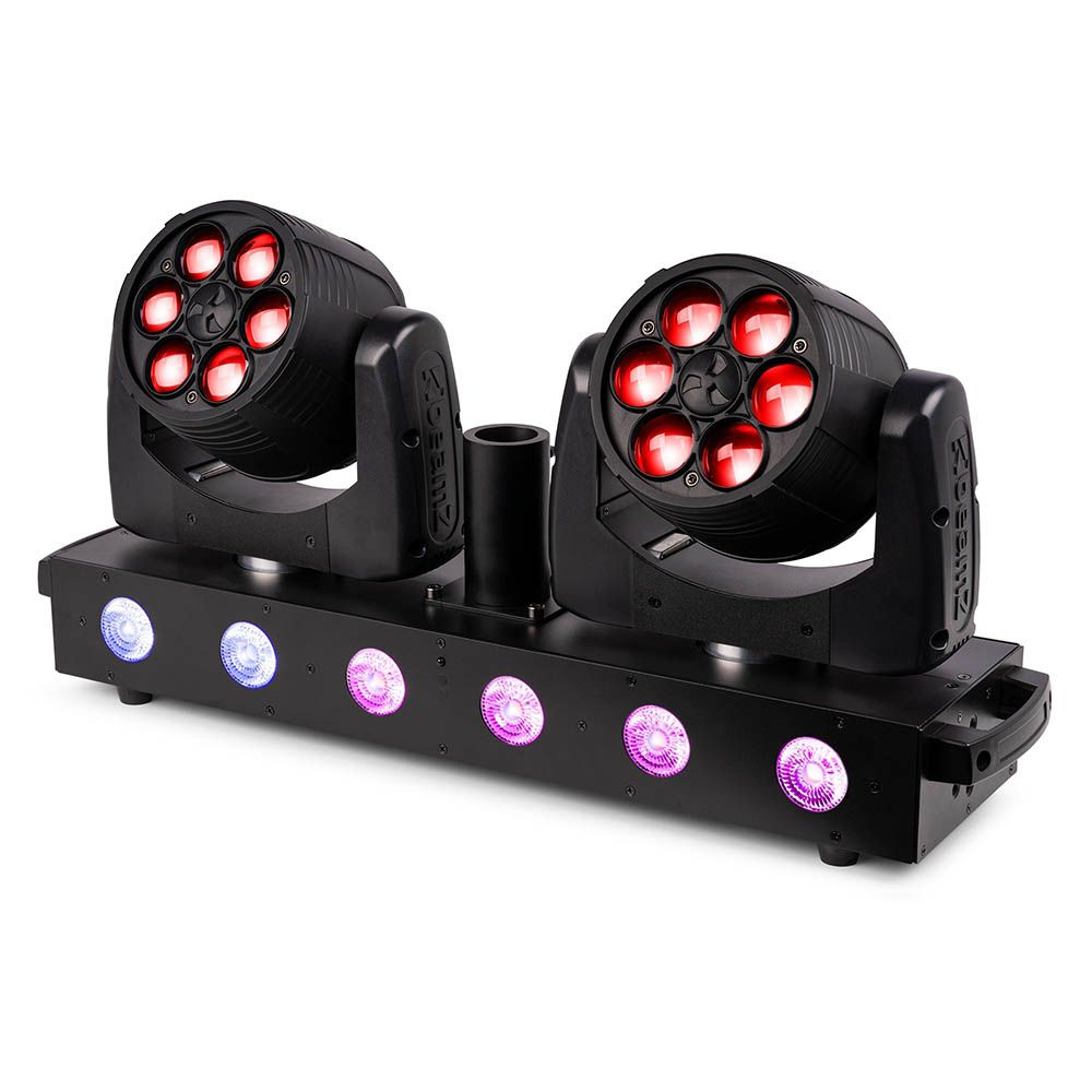 Beamz Fuze Twin LED Wash Moving Head Bar - Image 6