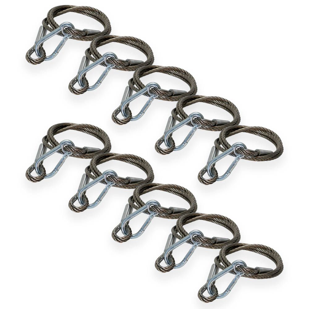 AVE SW800PK10 Medium Duty Safety Cable Wire (10 Pack)