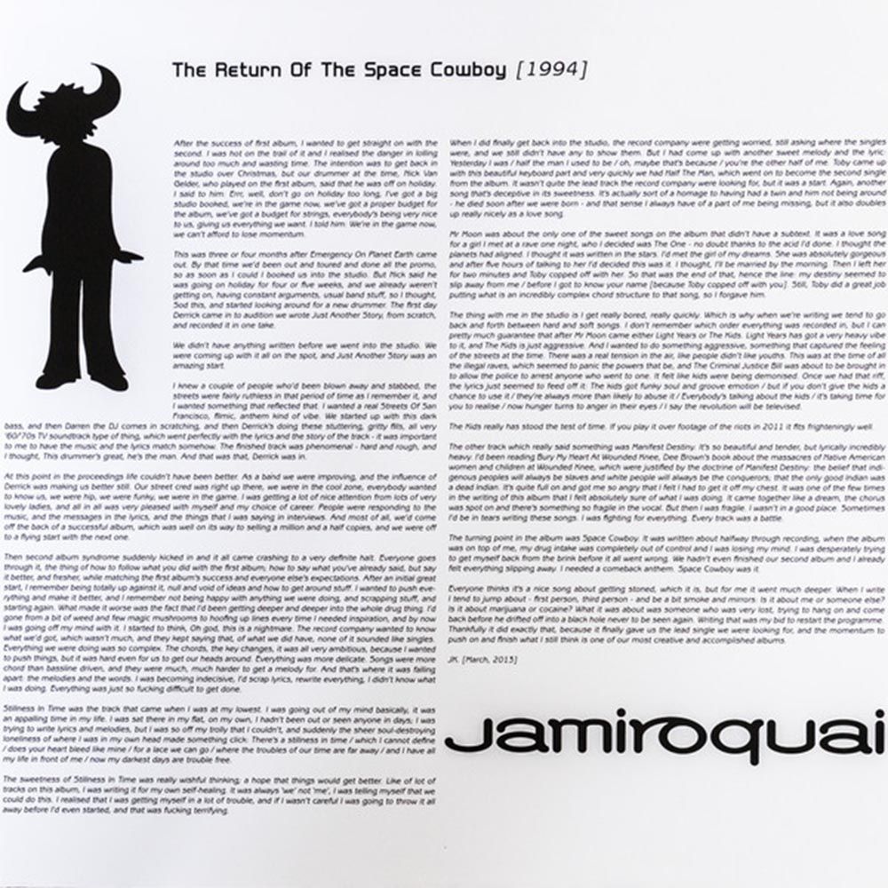 Vinyl Records Jamiroquai – The Return Of The Space Cowboy (30th Anniversary Edition)