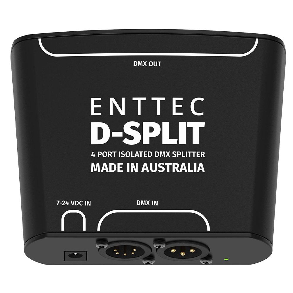 ENTTEC D-Split DMX Splitter with 4x 3-Pin Output Ports