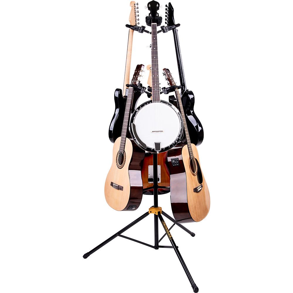Hercules GS526B PLUS 6-Piece Auto Grip System Guitar Stand