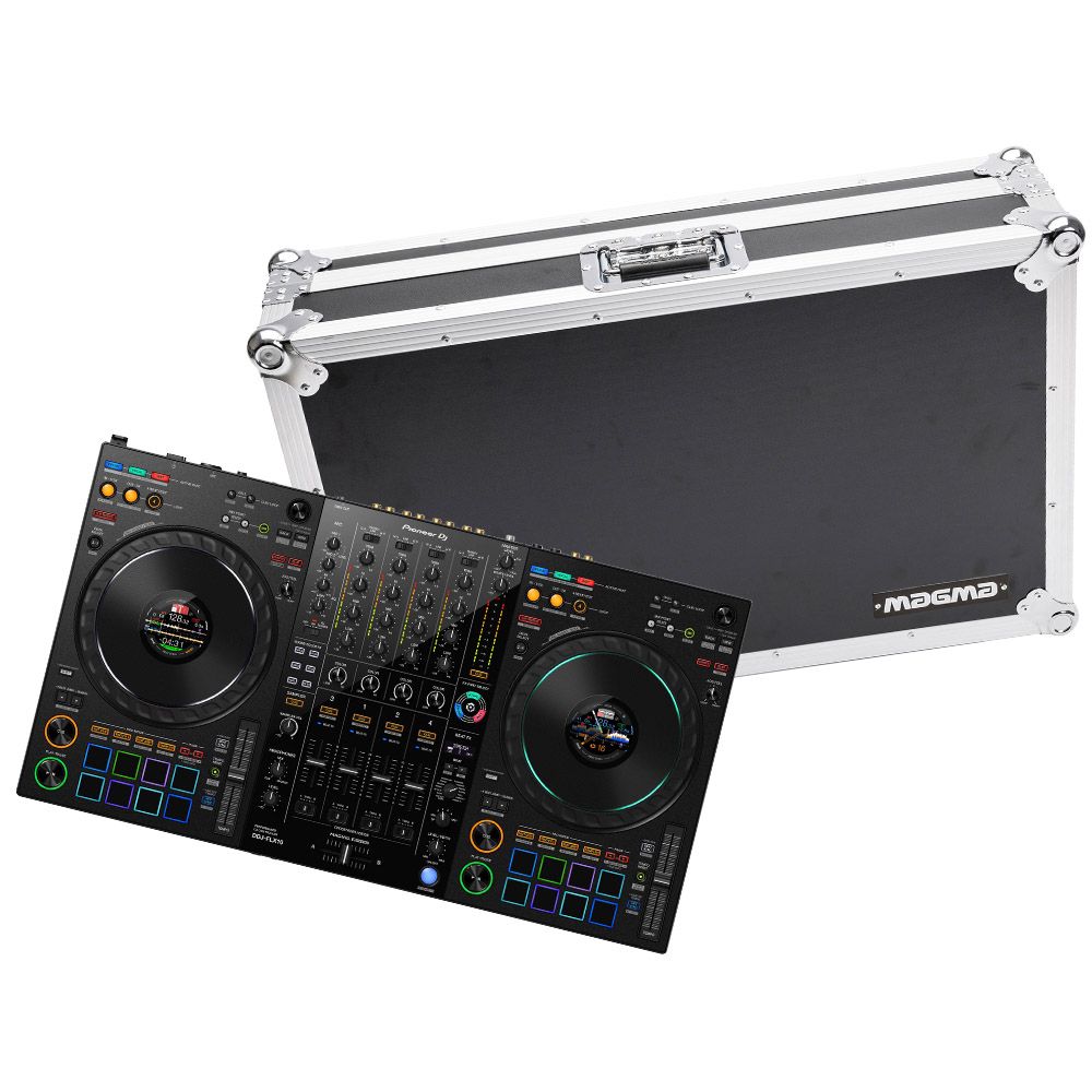 Pioneer DJ DDJ-FLX10 Controller with Magma Workstation Case