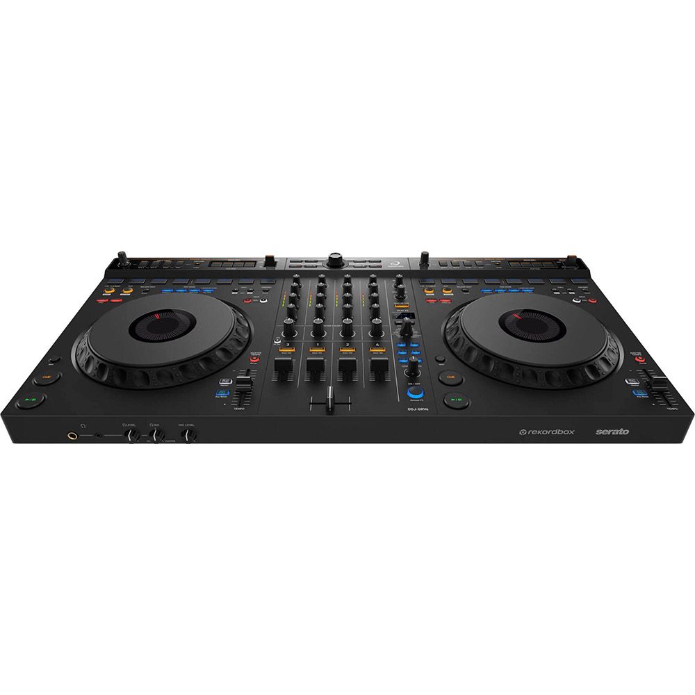 AlphaTheta DDJ-GRV6 4-Channel DJ Controller & Magma 41037 DJ Controller Workstation Case