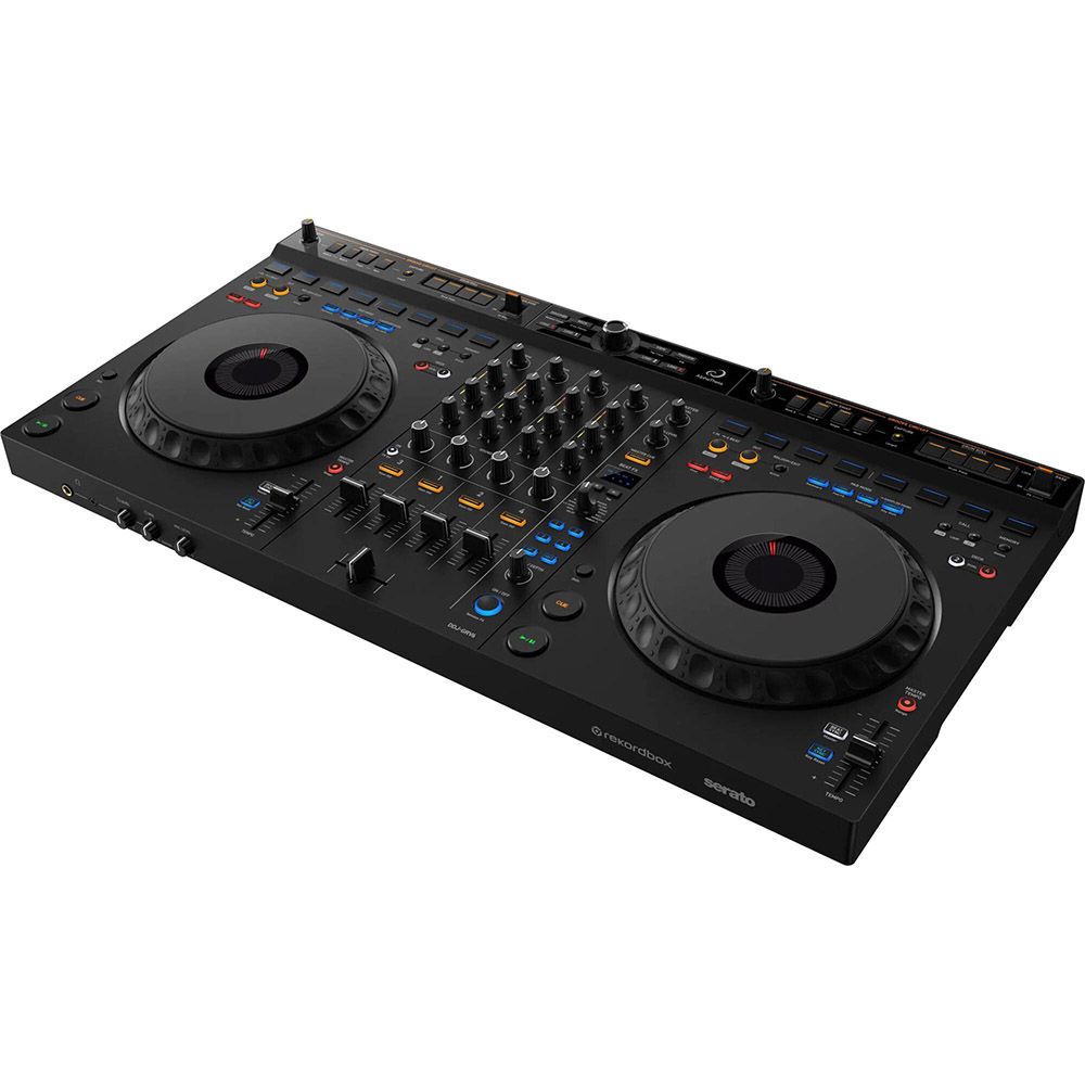 AlphaTheta DDJ-GRV6 4-Channel DJ Controller & Magma 41037 DJ Controller Workstation Case
