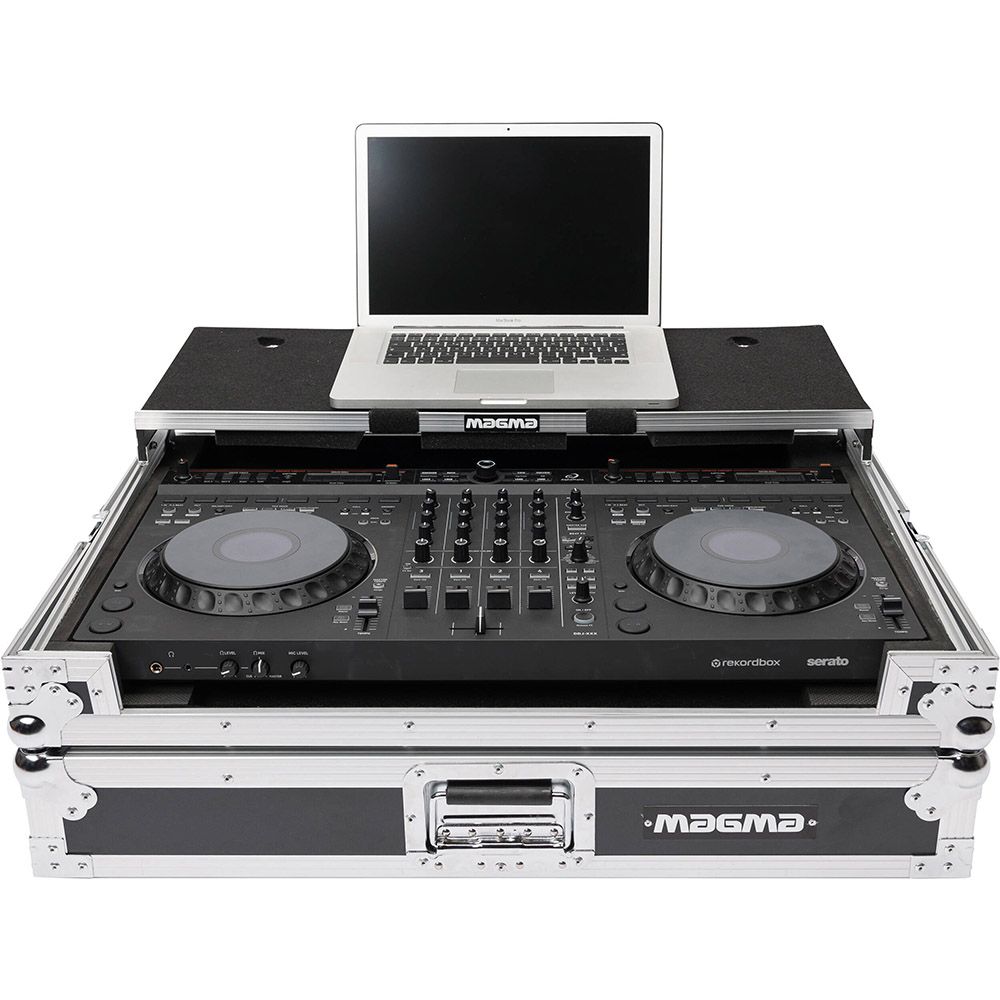 AlphaTheta DDJ-GRV6 4-Channel DJ Controller & Magma 41037 DJ Controller Workstation Case