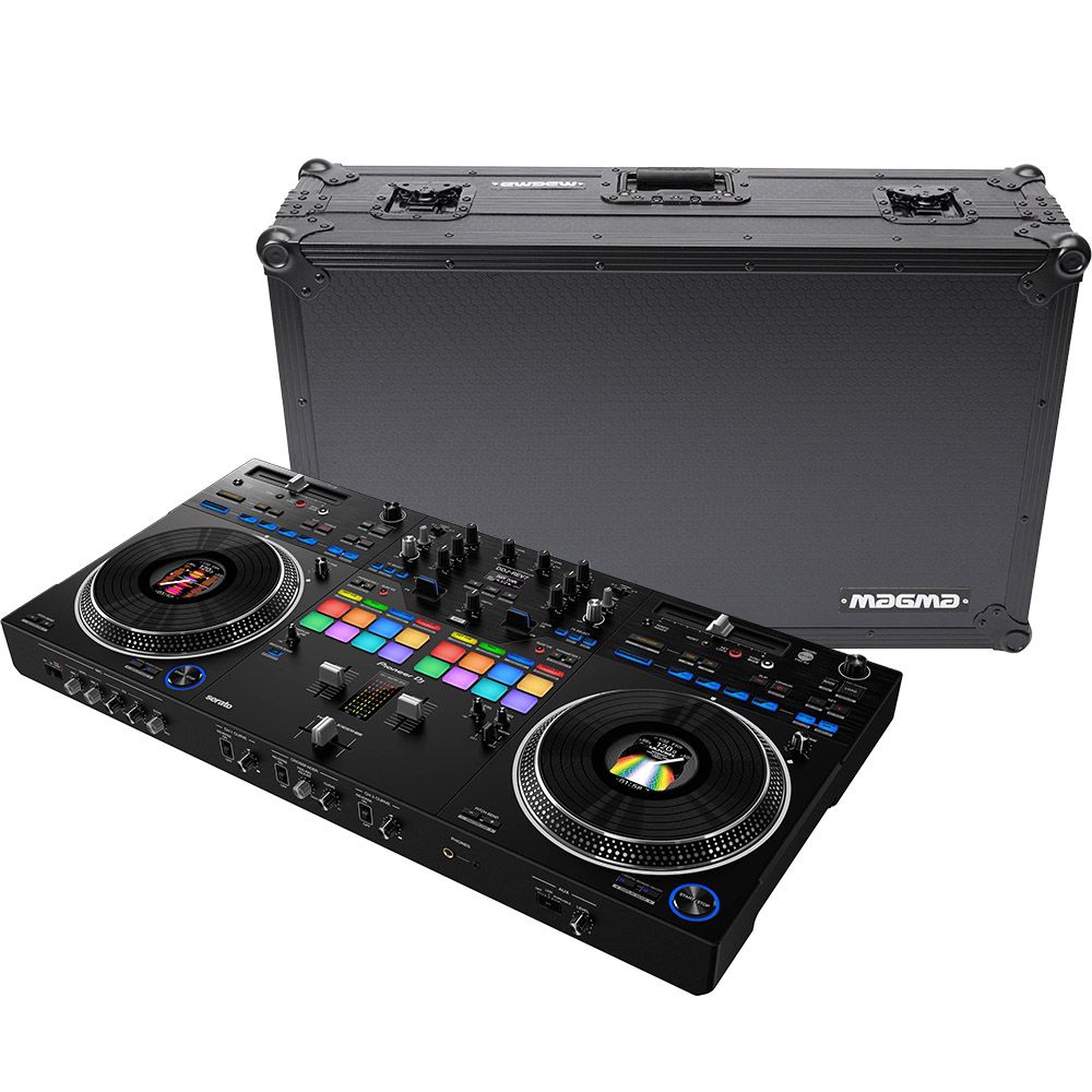 Pioneer DJ DDJ-REV7 & Magma 41021 DJ Controller Workstation