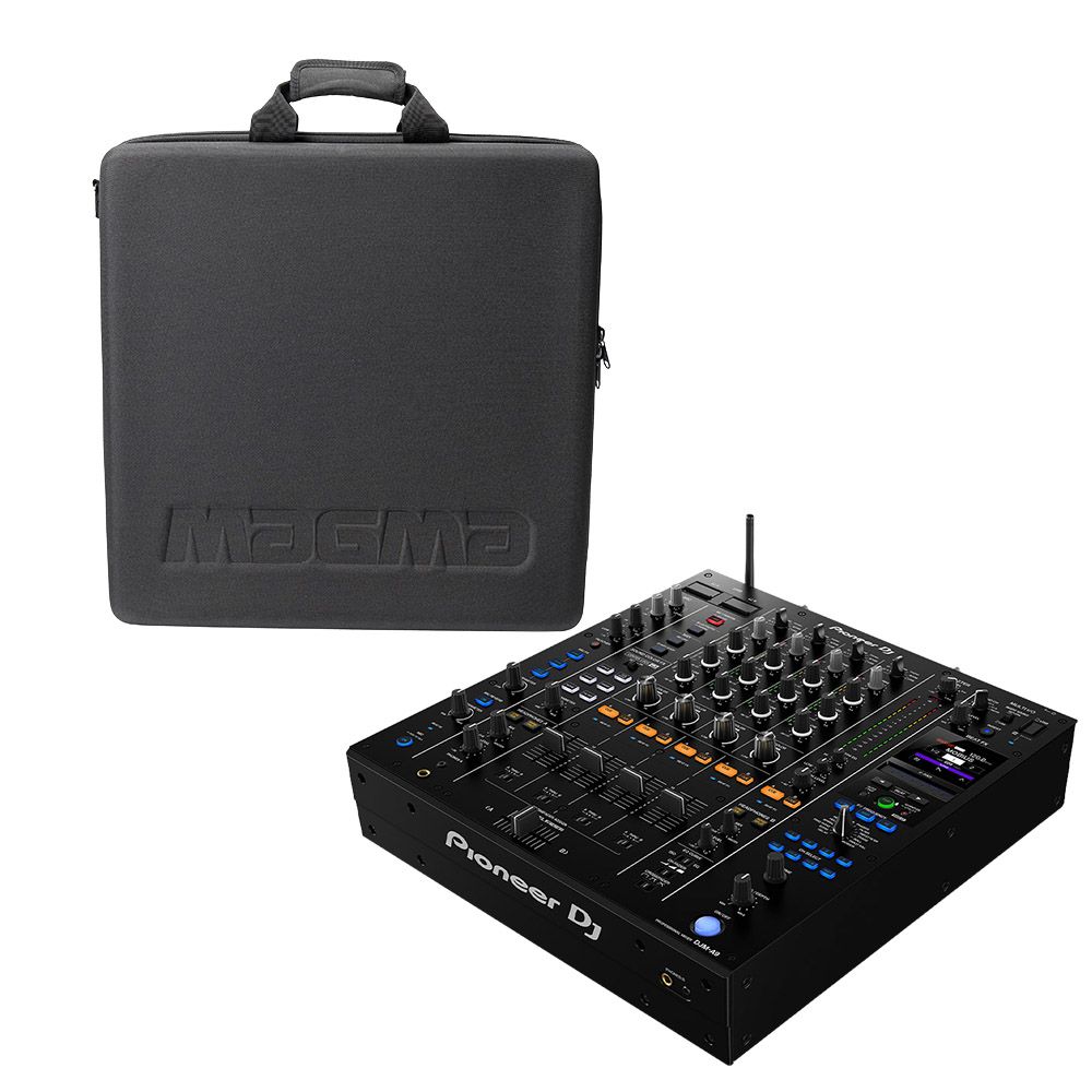 Pioneer DJ DJM-A9 4-Channel Professional DJ Mixer with Magma 48043 CTRL Case (MGA48043)