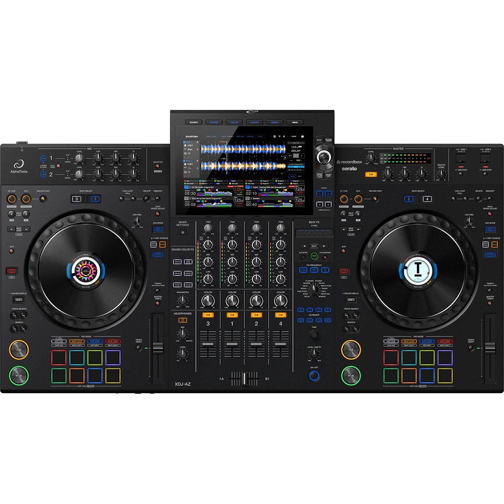 AlphaTheta XDJ-AZ with Magma 41038 Controller Case with Wheels