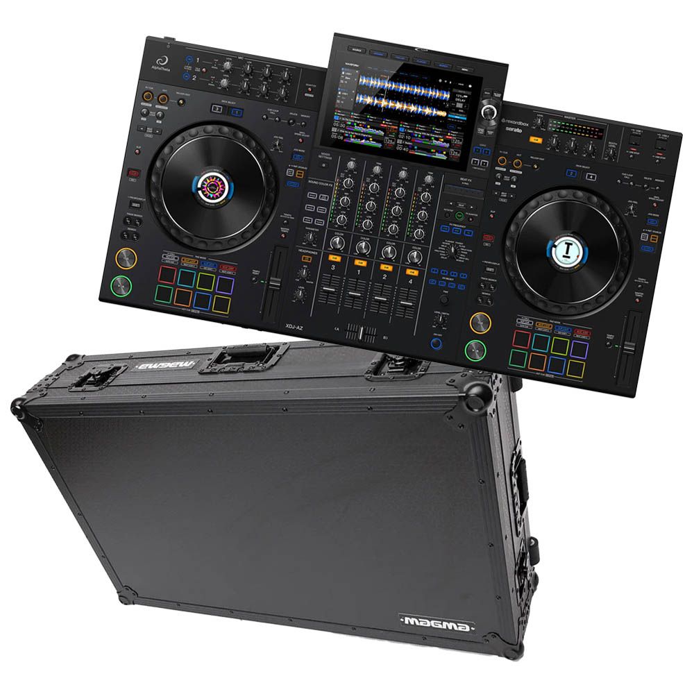 AlphaTheta XDJ-AZ 4-Channel DJ Controller & Magma Case with Wheels