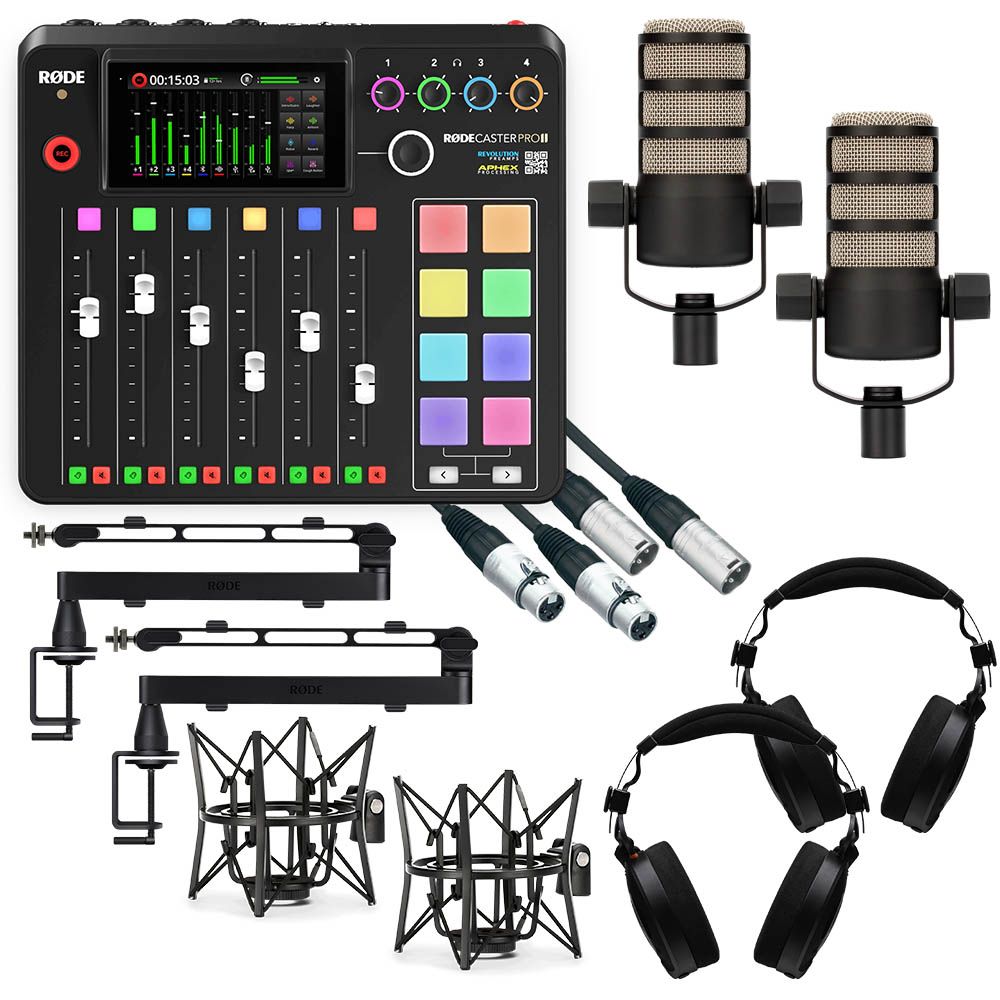 RODE Microphones Duo PODMIC Production Package