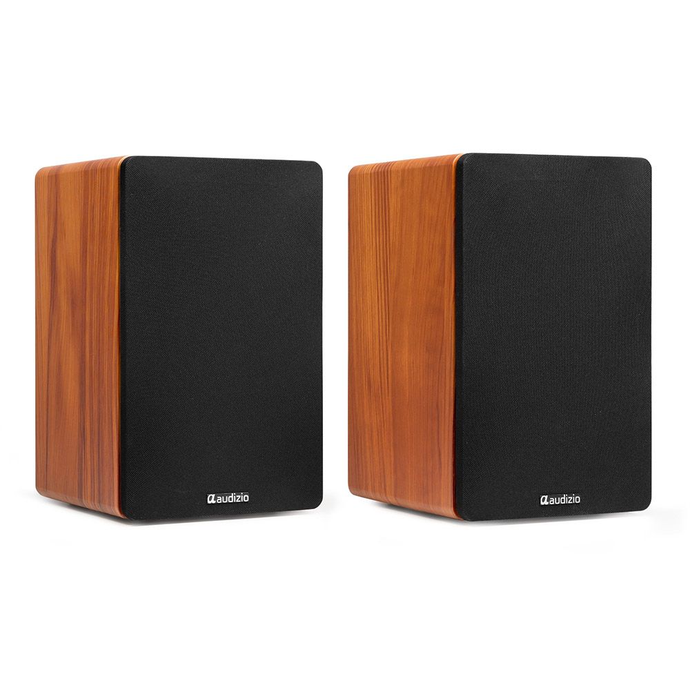 Audizio KS01 Active Bookshelf Speaker Set 80W Wood
