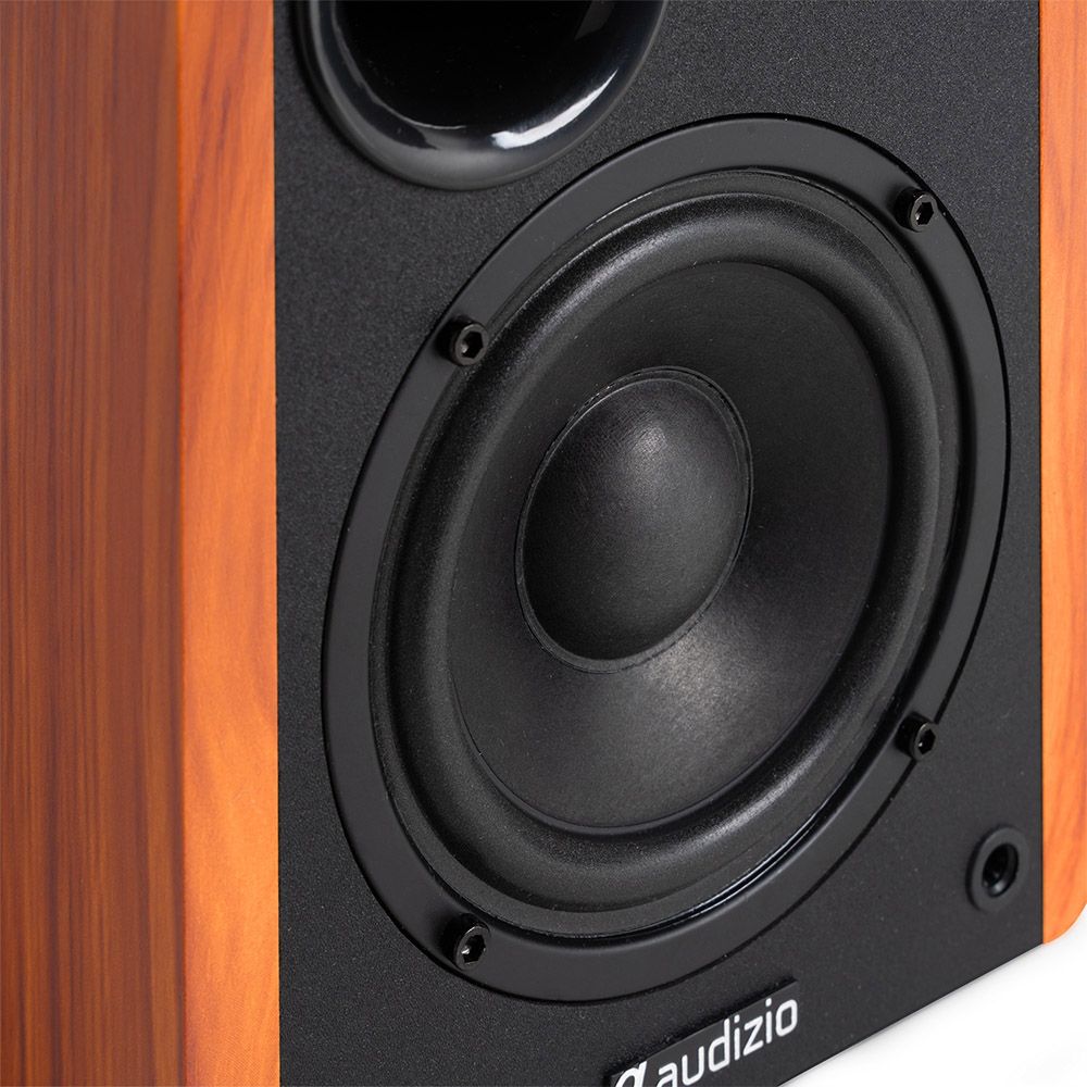 Audizio KS01 Active Bookshelf Speaker Set 80W Wood