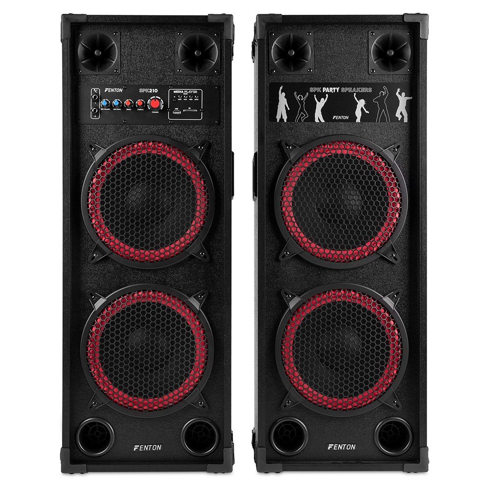 Fenton SPK-210 PA Active Speaker Set