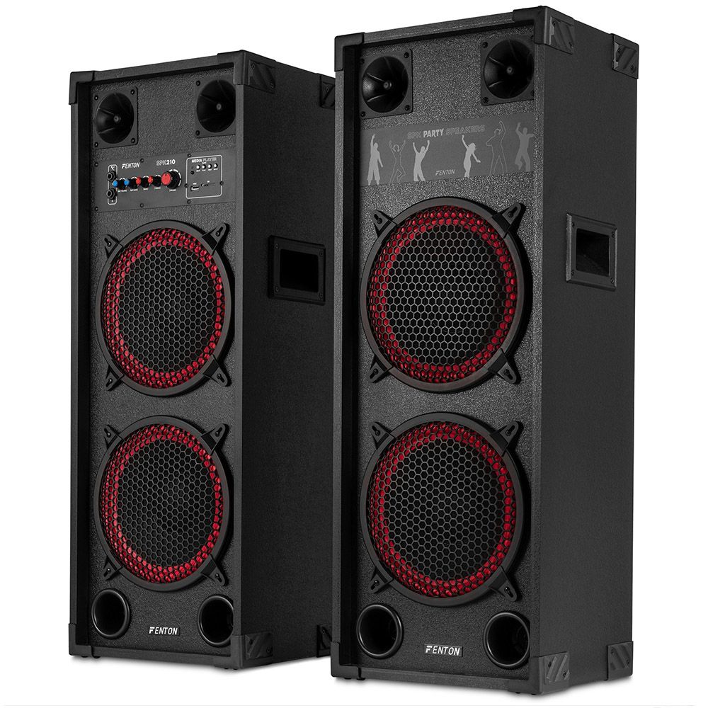 Fenton SPK-210 PA Active Speaker Set