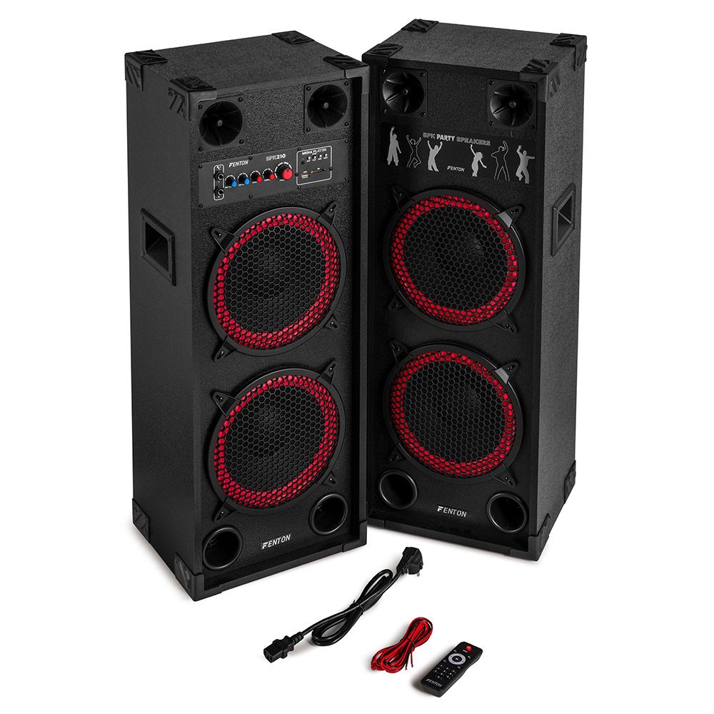 Fenton SPK-210 PA Active Speaker Set