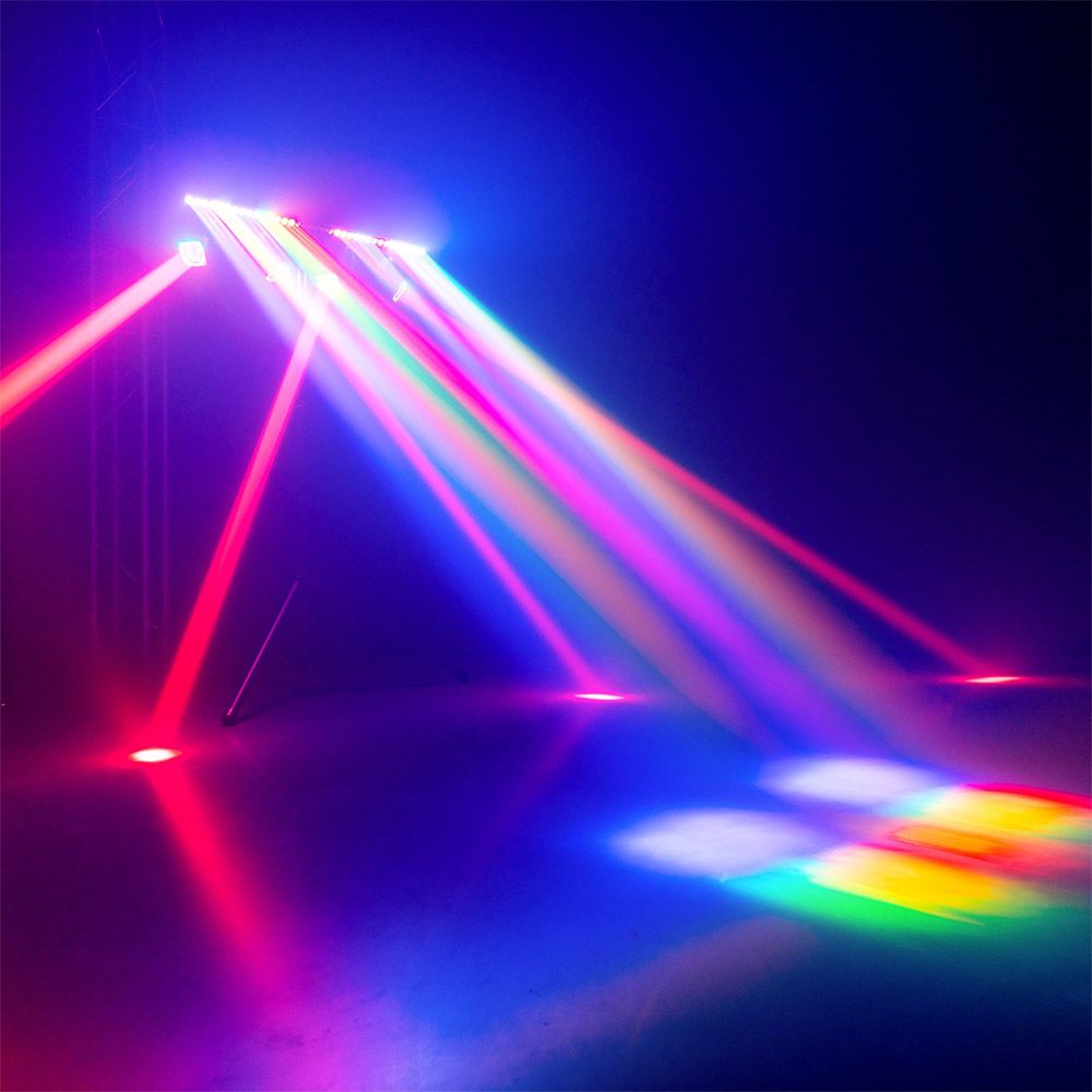 Beamz ShowBar GO Vibe with 4 Moving Heads and LED Bar