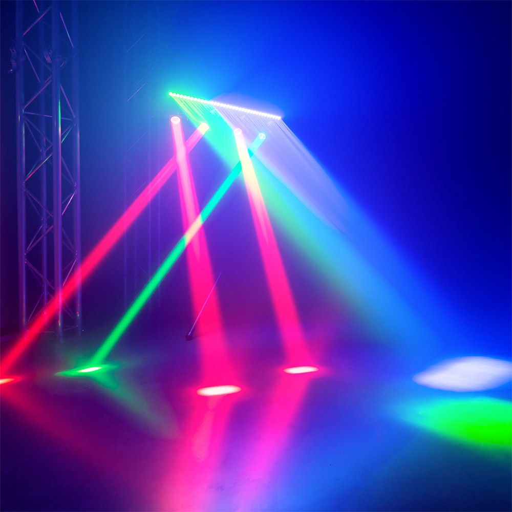 Beamz ShowBar GO Vibe with 4 Moving Heads and LED Bar