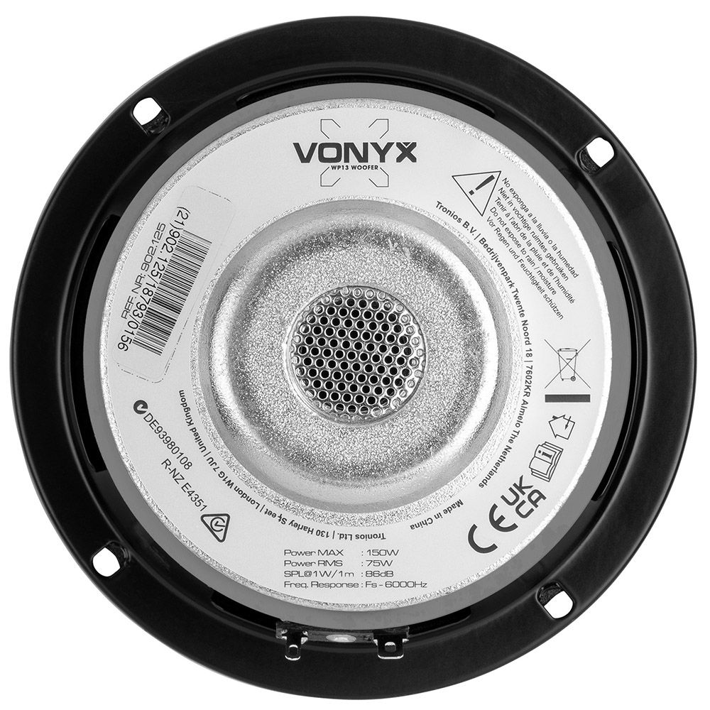 Vonyx WP13 13cm 75W Hi-Fi Woofer
