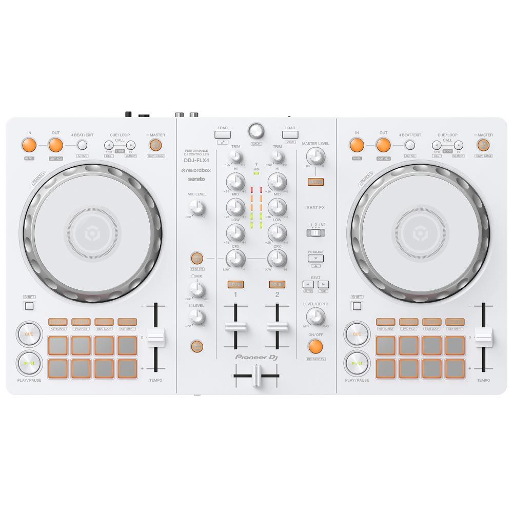 Pioneer DJ DDJ-FLX4-W 2-Channel DJ Controller (White)