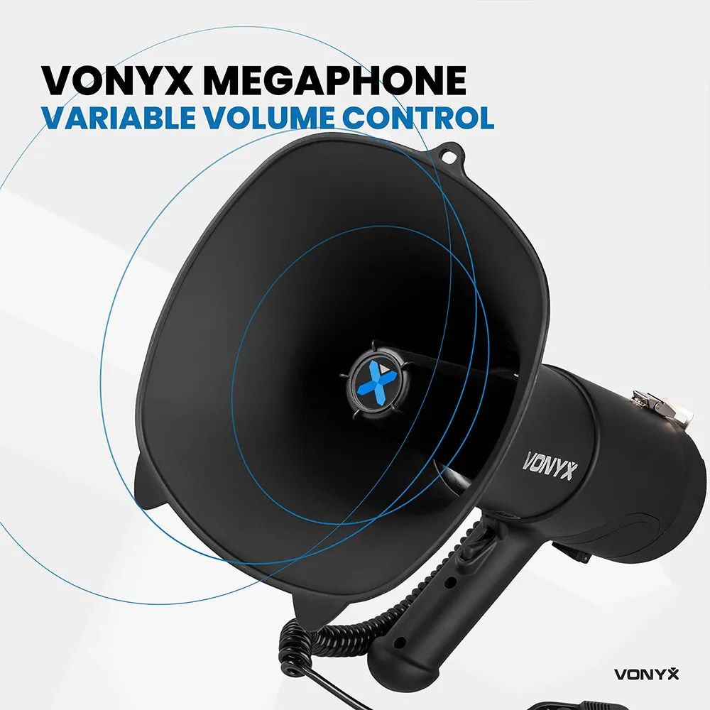 Vonyx MEG090 90W Portable Megaphone Loudhailer