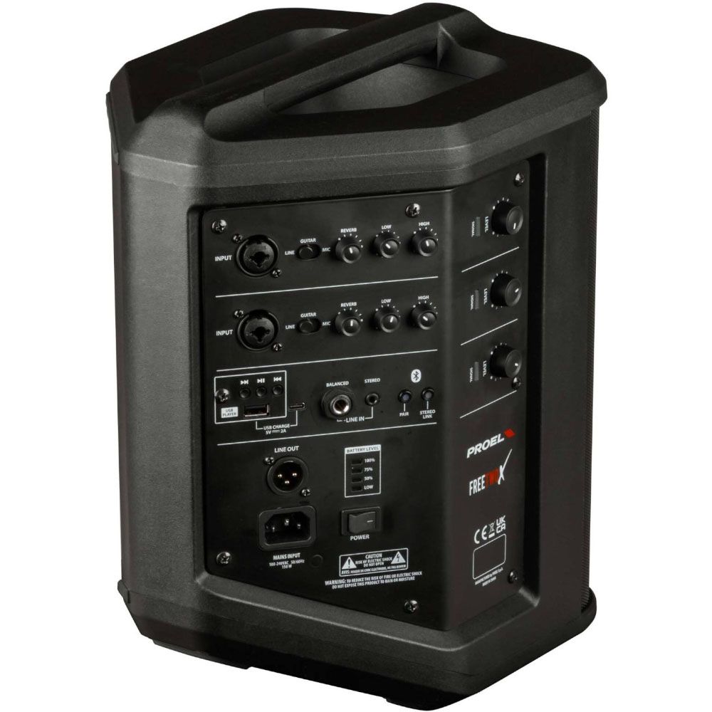Proel FREETWOX All-in-One Battery-Powered Personal PA System