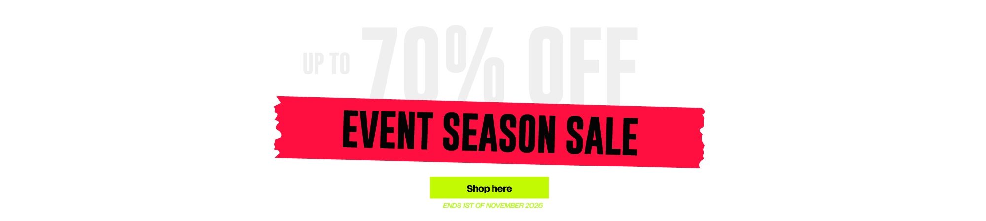 Event Season Sale Home Page Banner FG